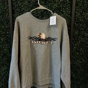 Gray Eagle Graphic Sweater